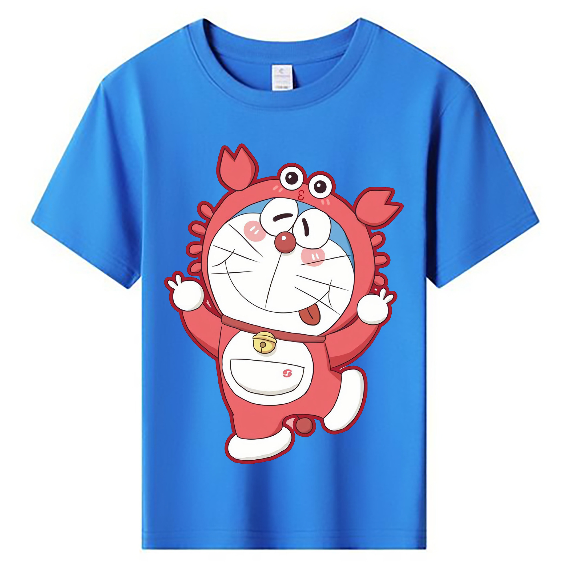 （画像用） ドラえもん Doraemon 綿100％キッズTシャツ（フロントプリント）